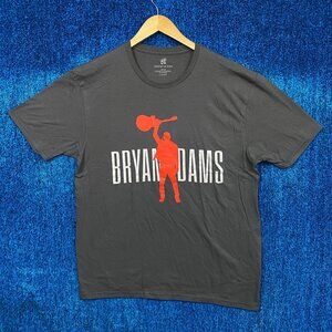 Bryan Adams Classics Album Cover Art World Tour Dates Tee L